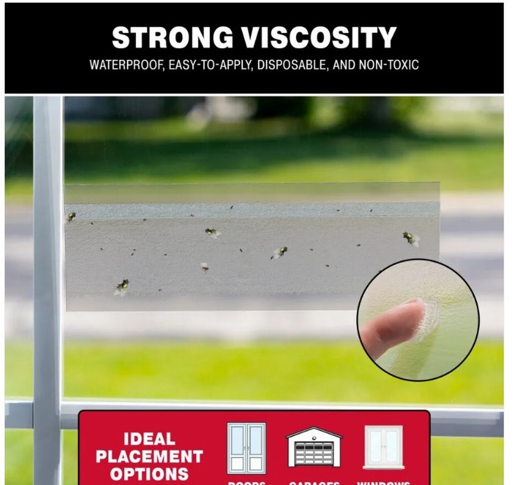 catchmaster Pièges à bande de fenêtre anti-mouches